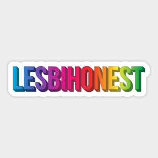 Lesbihonest Sticker